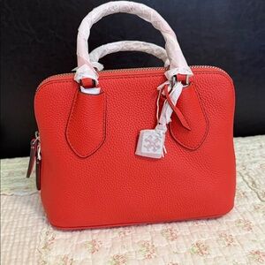 - Brand New Tory Burch NWT Mini Swing Bag / Color :601 POPPY RED .